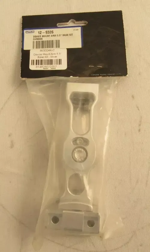 Axia Alloys Device Mount Arm 5.5" Base Kit Chrome MODDAK-C Silver NOS Brand New