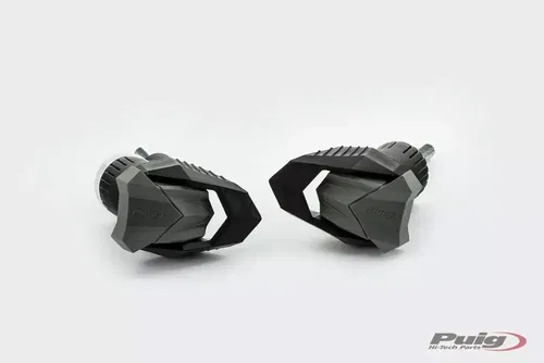 Genuine New PUIG FRAME SLIDERS R12 FOR KAWASAKI Z800 2016-2017 BLACK 6563N NOS