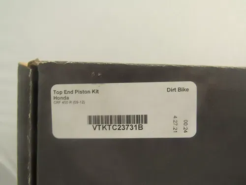 New Vertex Top End Piston Kit VTKTC23731B For Honda CRF 450 R 2009-2012 NOS
