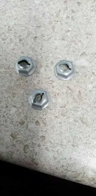 HARLEY DAVIDSON - 7945 - OEM NOS SELF THREADING NUT 3 PACK