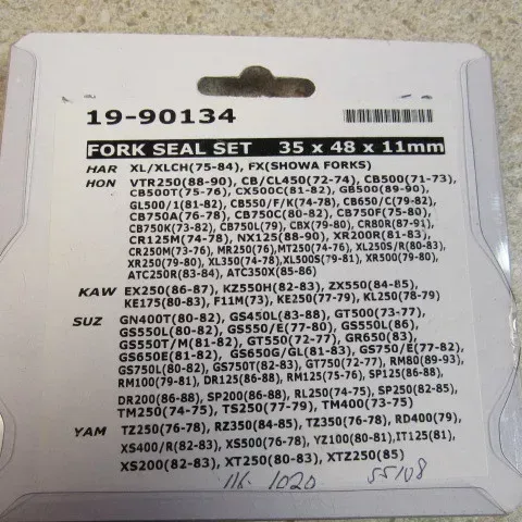 19-90134- KAWASAKI FORK SEAL SET- 35X48X11 MM