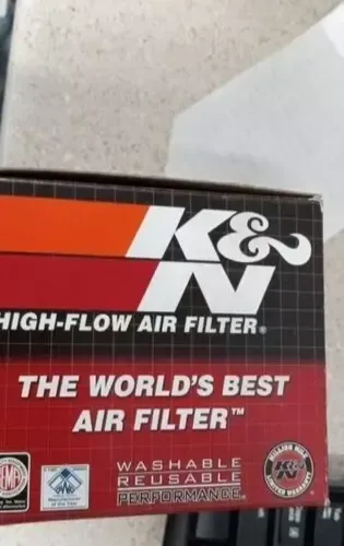 K&N RU-0060 UNVIRSAL CLAMP ON HIGH-FLOW AIR FILTER