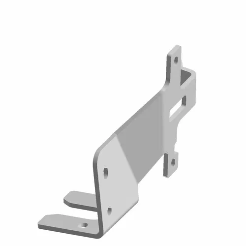 OEM POLARIS DOOR LATCH MOUNT BRACKET, LEFT (MATTE BLACK)/ PART# 5264583-458