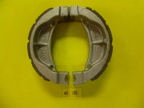 40-708 Emgo KAWASAKI/SUZUKI DIRT BIKE REAR BRAKE SHOES  715 NEW GROOVED