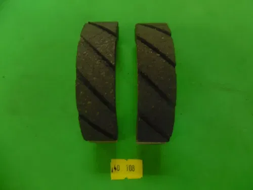 40-708 Emgo KAWASAKI/SUZUKI DIRT BIKE REAR BRAKE SHOES  715 NEW GROOVED