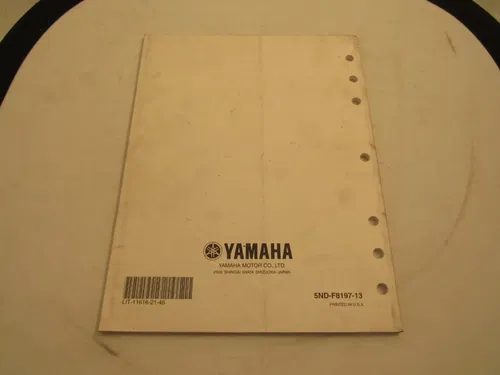 2012 YAMAHA STAR STRATOLINER OEM YAMAHA ASSEMBLY MANUAL/ PART# LIT-11666-25-49