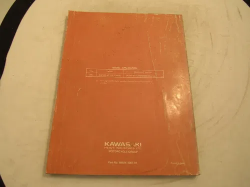 1987 KAWASAKI KSF250 ATV SERVICE MANUAL/ PART# 99924-1067-01