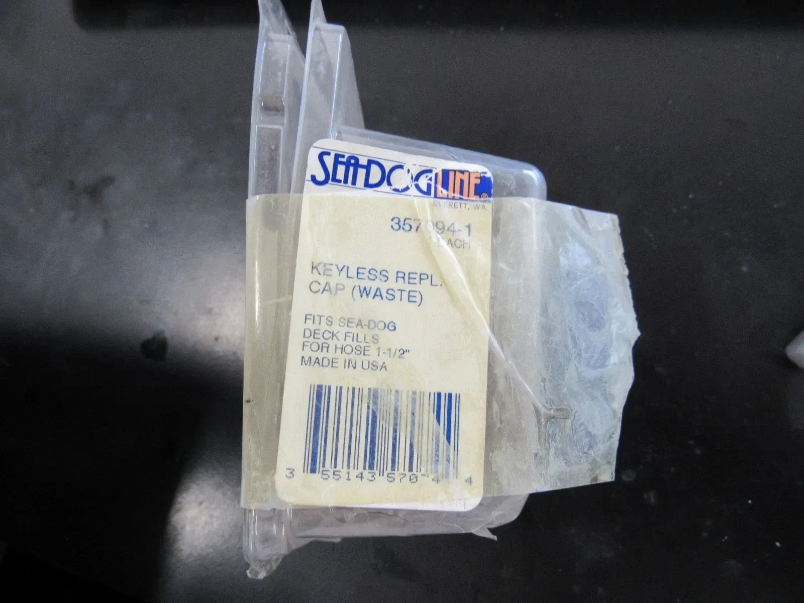 Sea-Dog Keyless Replacement Deck Fill Cap – Waste – Part #357094-1 – BROWN