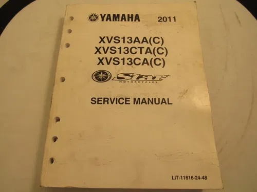 2011 YAMAHA V-STAR XVS1300 OWNERS SERVICE MANUAL/ PART# LIT-11616-24-48