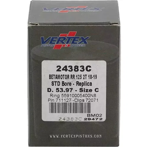 Vertex Cast Replica Piston Kit 24383C Beta 125RR 2018-2022 53.97mm Size C NOS