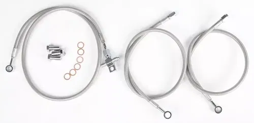 Streamline Steel Braided Rear Brakeline Kit RZR570-R-4 /  RZR570 2013-2016 NOS