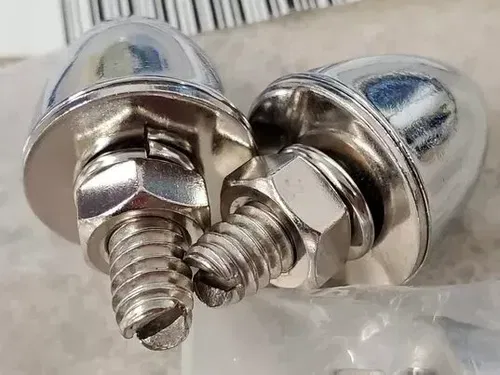 4 PACK 6MM CHROME BULLET BOLT EMGO