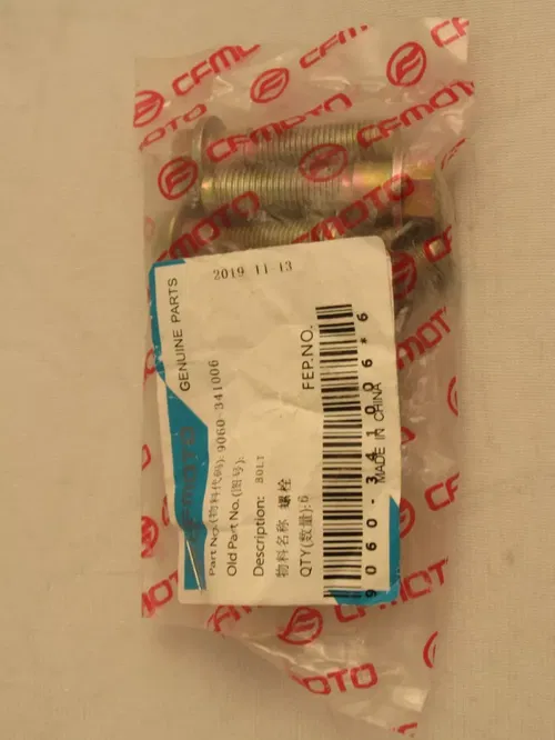 CFMoto BOLT Pack of 5 OEM 9060-341006 Brand New In Packaging ZFORCE 500 800 600