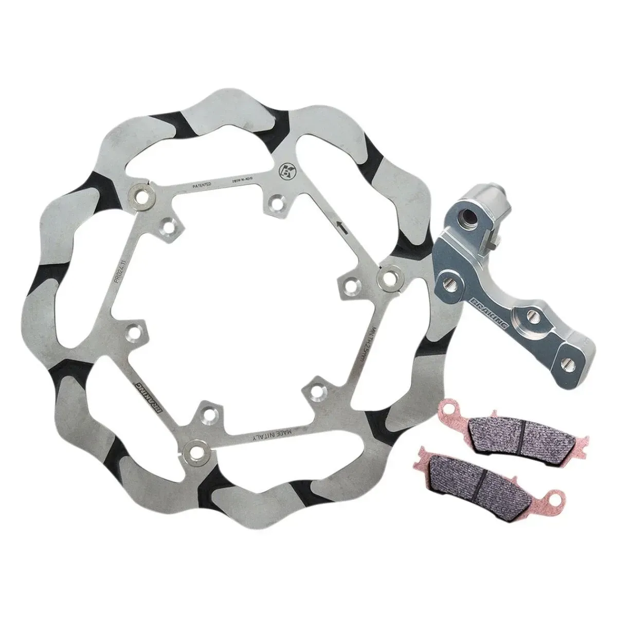 2006-2016 KX250F/KX450F BRAKING OVERSIZE FRONT ROTOR KIT (270mm)/ PART# OKS305