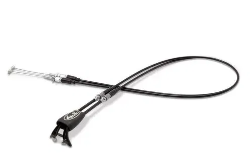 2017-24 Kawasaki Kx250f Motion Pro Black Vinyl REV 2/3 Throttle Push-Pull Cables