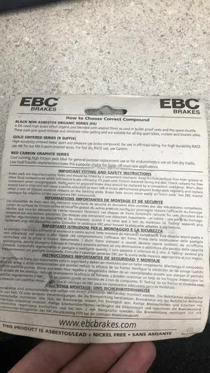 EBC - FA525A - BRAKE PADS