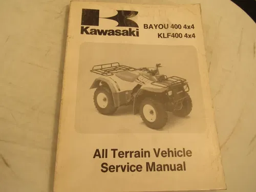 1993 KAWASAKI KLF400 BAYOU 4X4 ATV SERVICE MANUAL/ PART# 99924-1154-01