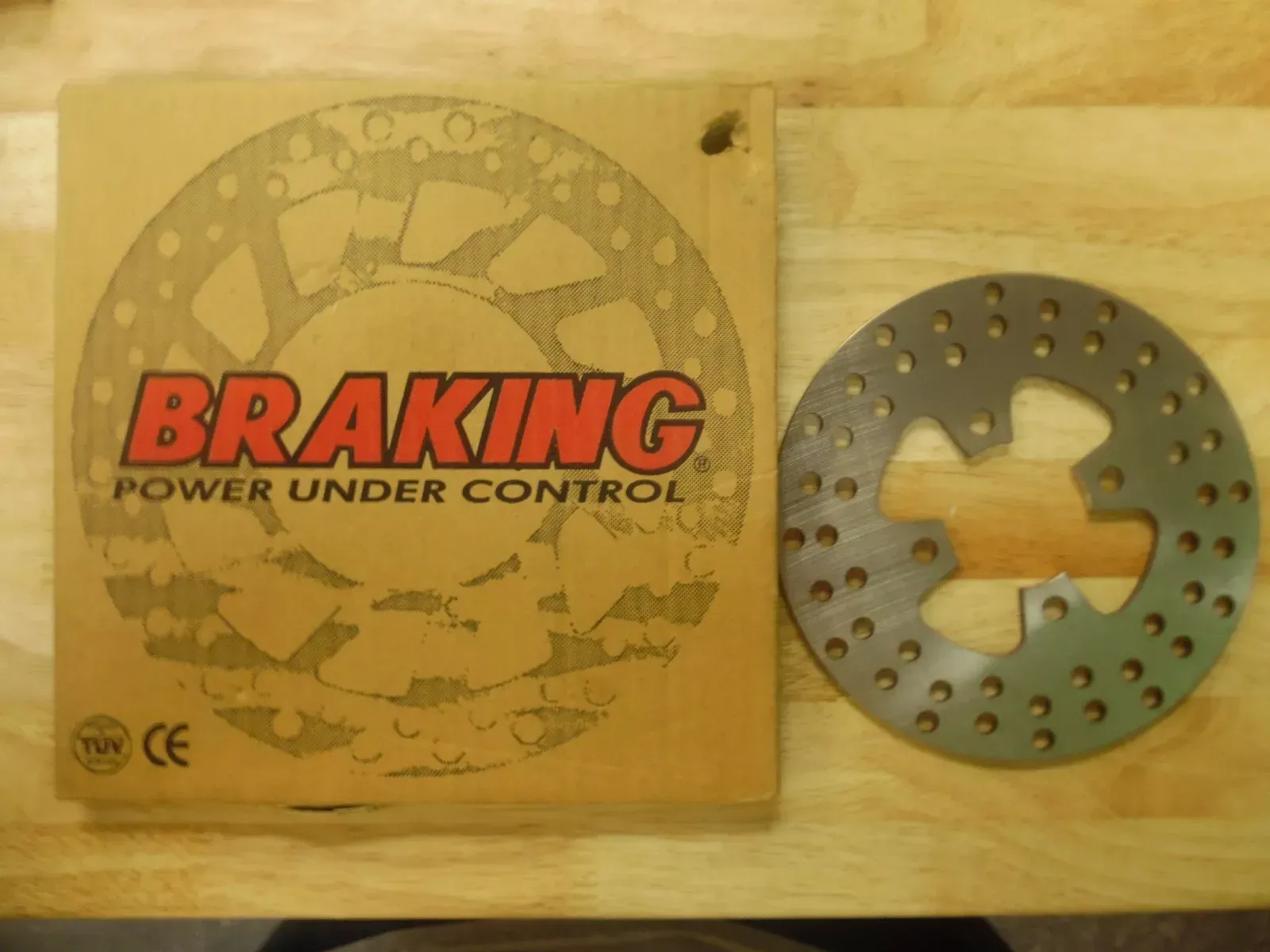 BB28FI YAMAHA FRONT ROTOR BRAND NEW UNUSED BRAKING INT. STAINLESS STEEL