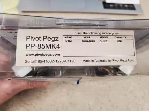 BRAND NEW PIVOTPEGZ MK4 KTM 2010-2020 PIVOT PEGZ PP-85MK4  WPS 560-10385