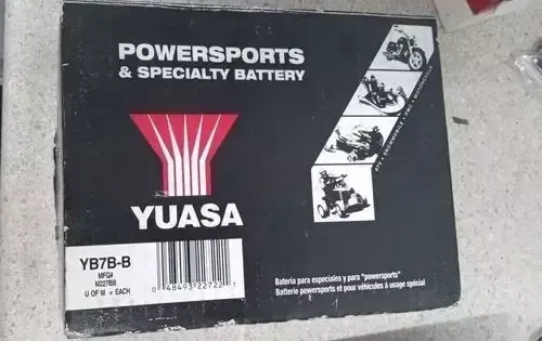 YUASA YB7B-B YUMICRON CONVENTIONAL DRY BATTERY, YUAM227BB