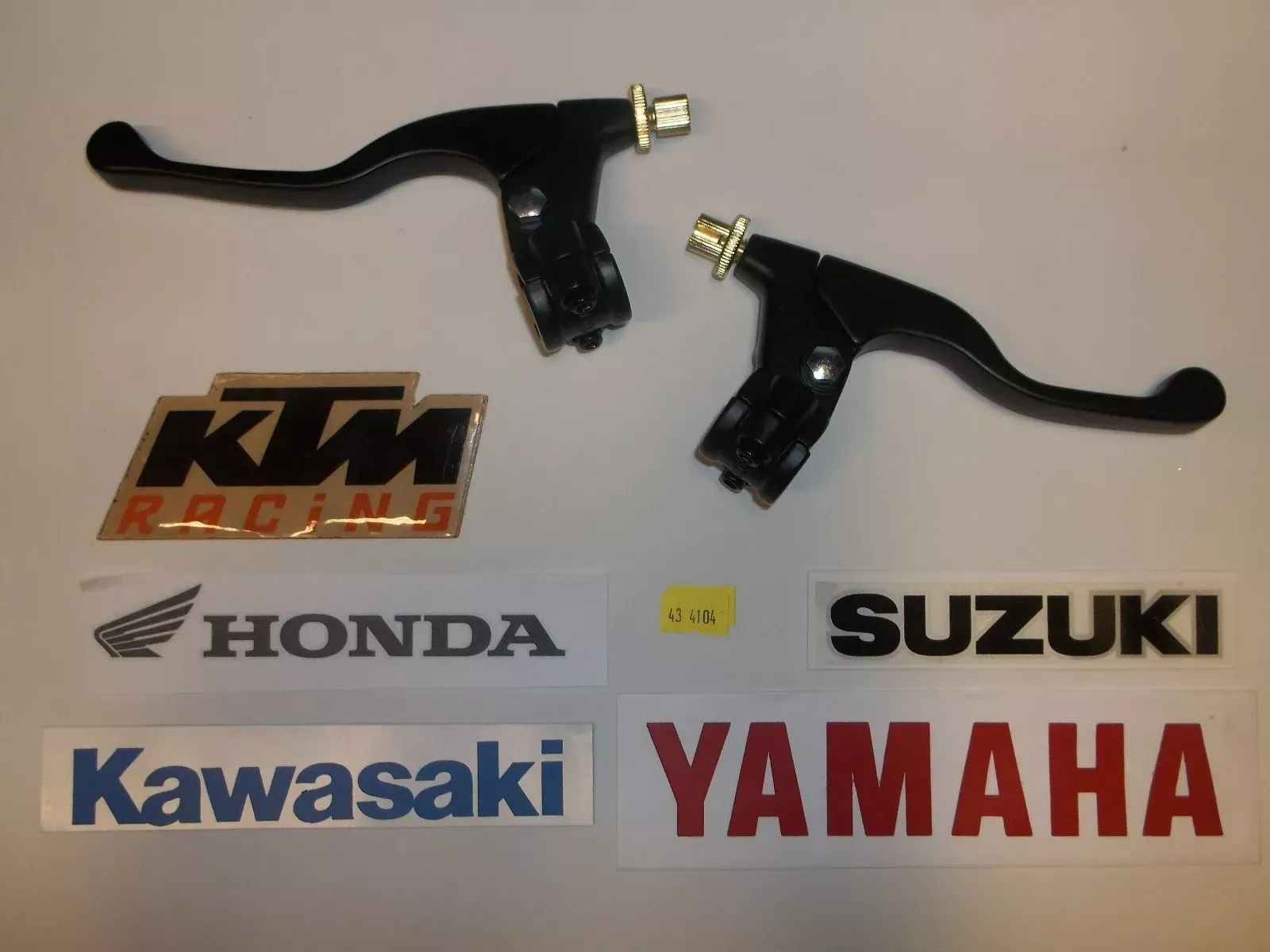 43-4104 UNIVERSAL CLUTCH/BRAKE PERCH/LEVER SET FOR 7/8" BARS NEW BLACK FINISH