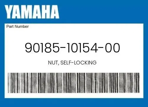GENUINE OEM YAMAHA NUT, SELF LOCKING/ 90185-10154-00