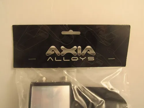 Axia Alloys 12" Wide Panoramic Rear View Mirror Folding Sun Visor Black 12-9315