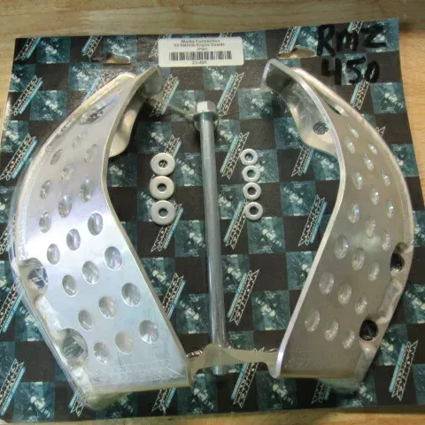 WORKS CONNECTION 23-491 ENGINE GUARDS SUZUKI 05 RMZ450 NOS