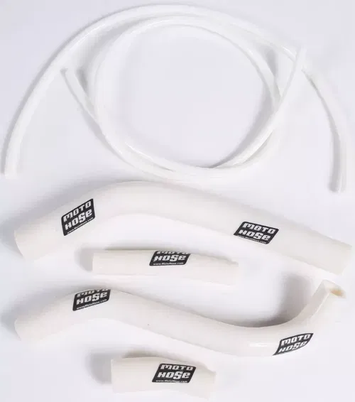 Moto Hose WHITE Silicone Radiator Hose Kit for Yamaha 2014-17 YZ 450F 24-213w