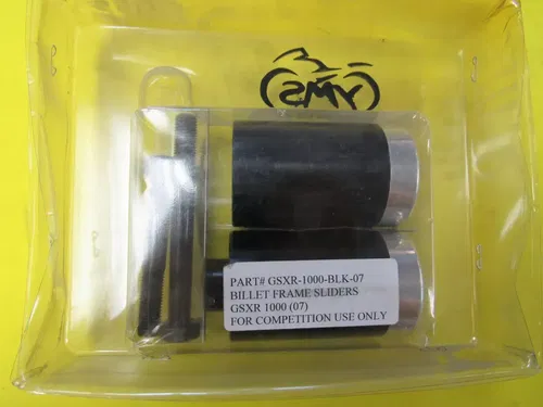 YMS- GSXR-1000-BLK-07- BILLET FRAME SLIDERS  -  N.O.S.