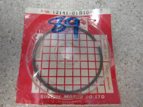 BIN38A- SUZUKI- 12141-01B10-025  PISTON RING  1986- 1991  RM 125 o/s .025mm