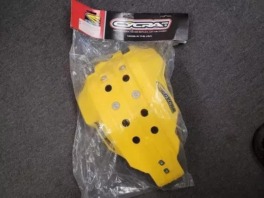 NEW CYCRA 1CYC-6222-56 FULL ARMOR SKID PLATE YELLOW NOS 18-4684
