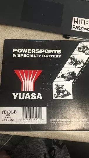 YUASA YUMICRON - YB10L-B - YUAM221LB 12-VOLT REPLACEMENT BATTERY