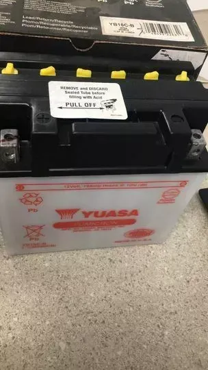YUASA YUMICRON - YB16C-B - YUAM226CB CONVENTIONAL 12-VOLT DRY BATTERY
