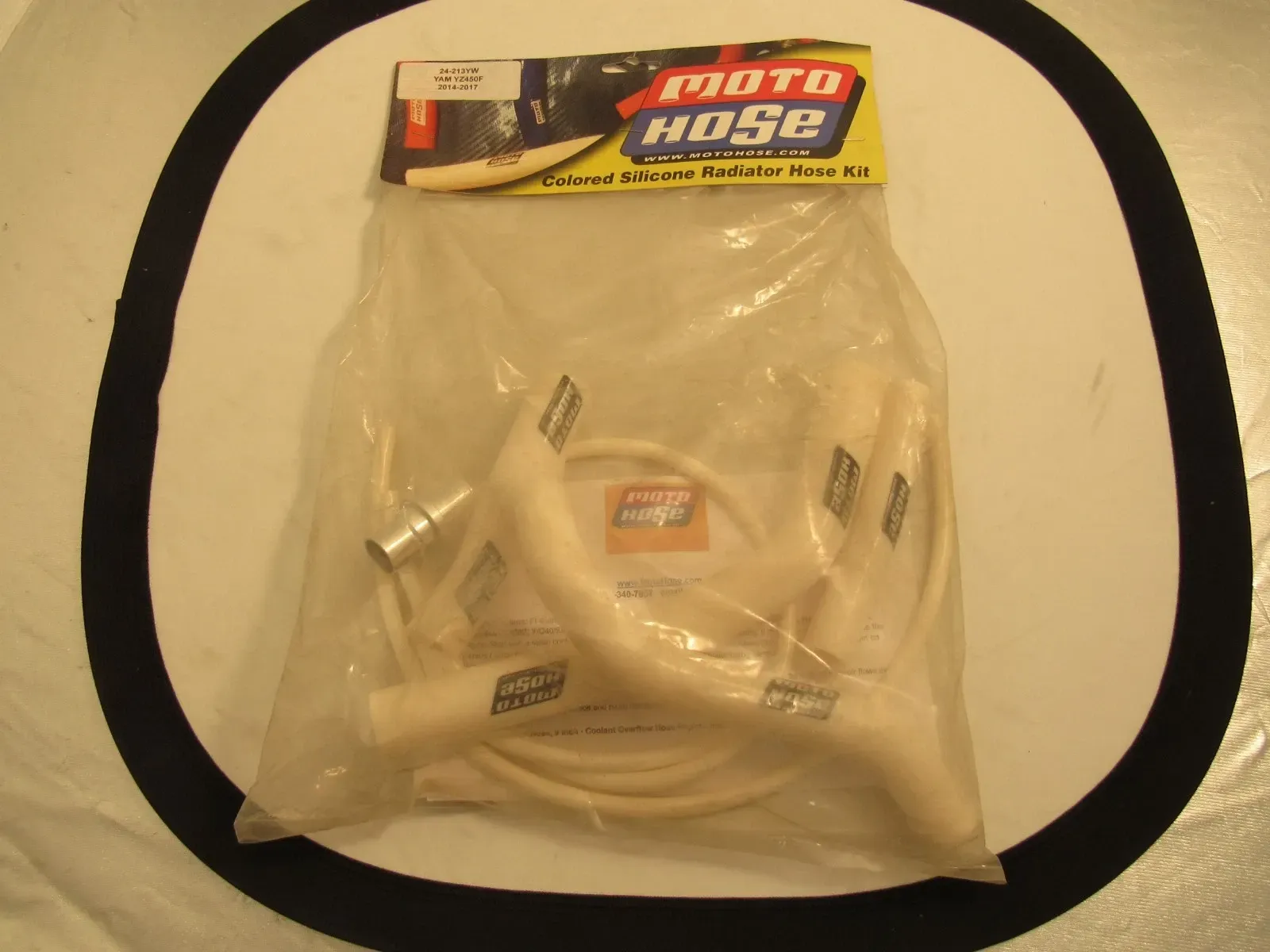 2014-2017 YZ450F MOTO HOSE SILICONE Y-HOSE KIT (WHITE)/ PART# 24-213YW