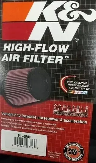K&N - PL-5509 - REPLACEMENT HIGH-FLOW AIR FILTER