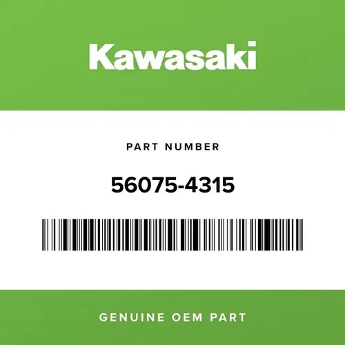 KAWASAKI PATTERN, UPP COWL/ 56075-4315