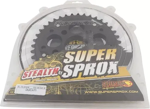 Supersprox Rear Stealth Sprocket 800/916/996/1000 40T-525 BLK DUCATI NOS NEW