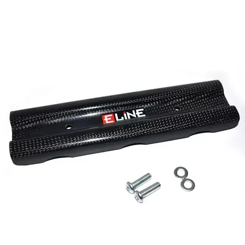 E-LINE ACCESSORIES CARBON FIBER HEAT SHIELDS UNI UNIV8 8" Long Includes 2 Clamps