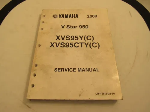 2009 YAMAMA VSTAR 950 GENUINE OEM SERVICE MANUAL/ PART# LIT-11616-22-60