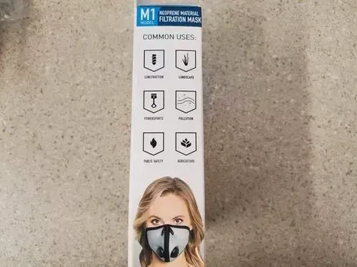 BRAND NEW BLACK RZ MASK M1 MODEL FILTRATION MASK ADULT SZ LARGE