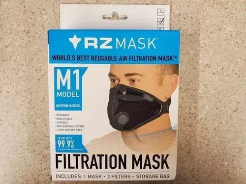 BRAND NEW BLACK RZ MASK M1 MODEL FILTRATION MASK ADULT SZ LARGE