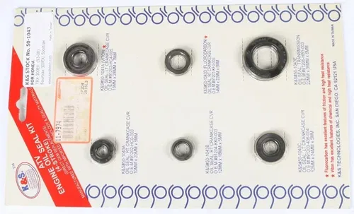 TRX-300EX (93-08) TRX-300X (09) K&S ENGINE OIL SEAL KIT PART # 50-1043