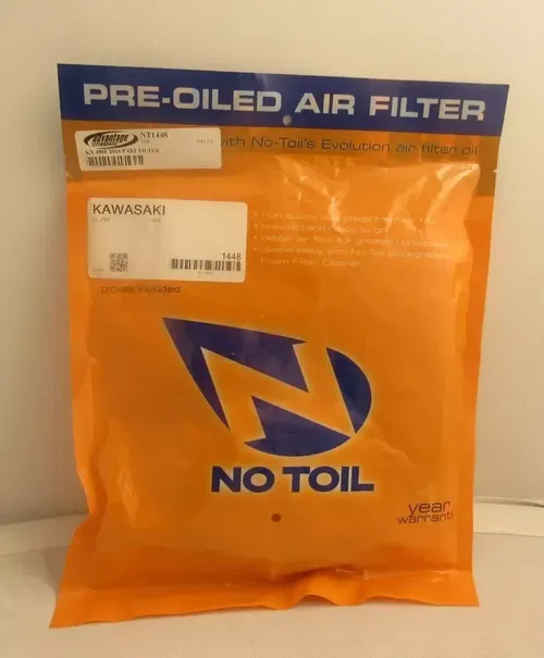 NO TOIL PRE OILED AIR FILTER NT1448 2006-2016 KAWASAKI KX450F 2016 NOS NEW
