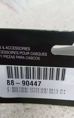 ZOX - 88-90447 - Z-MOD FRONT UPPER VENT MATTE BLACK