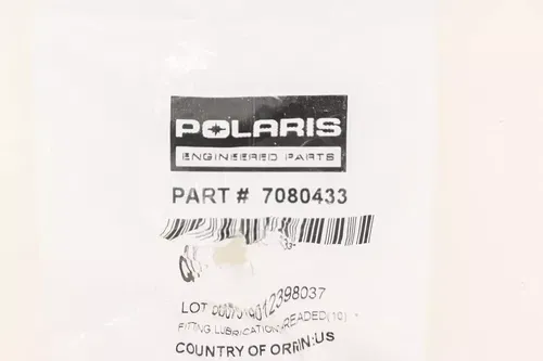 1 PAIR / 1 SET OF (2) New OEM Polaris 7080433 Zerk Grease Fittings Qty 2 NOS