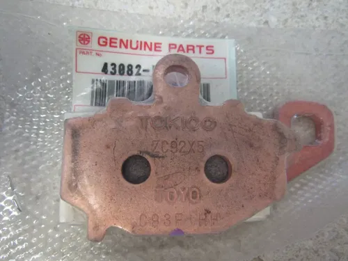 BIN38A- KAWASAKI- 43082-1157- REAR BRAKE PADS  1993- 2005 NINJA ZX-6 - ZZR 600