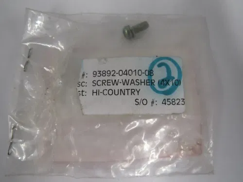 GENUINE OEM HONDA WASHER SCREW/ PART# 93892-0401008
