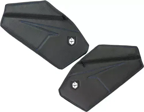 Pro Armor Blue Rear Door Knee Pads With Storage Polaris RZR Pro XP / 4 2020 NOS