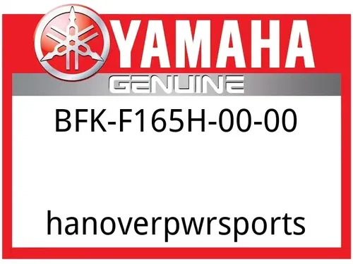 YAMAHA OEM PART, REAR GRAPHIC/ BFK-F165H-00-00